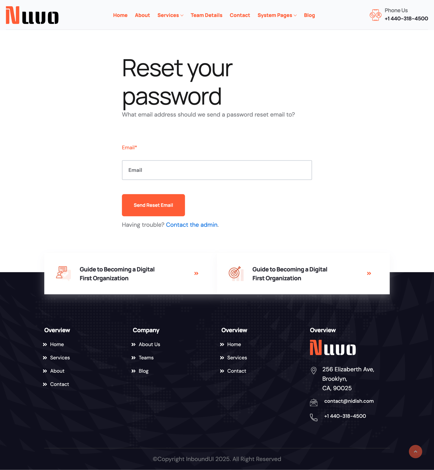 Reset Password Request