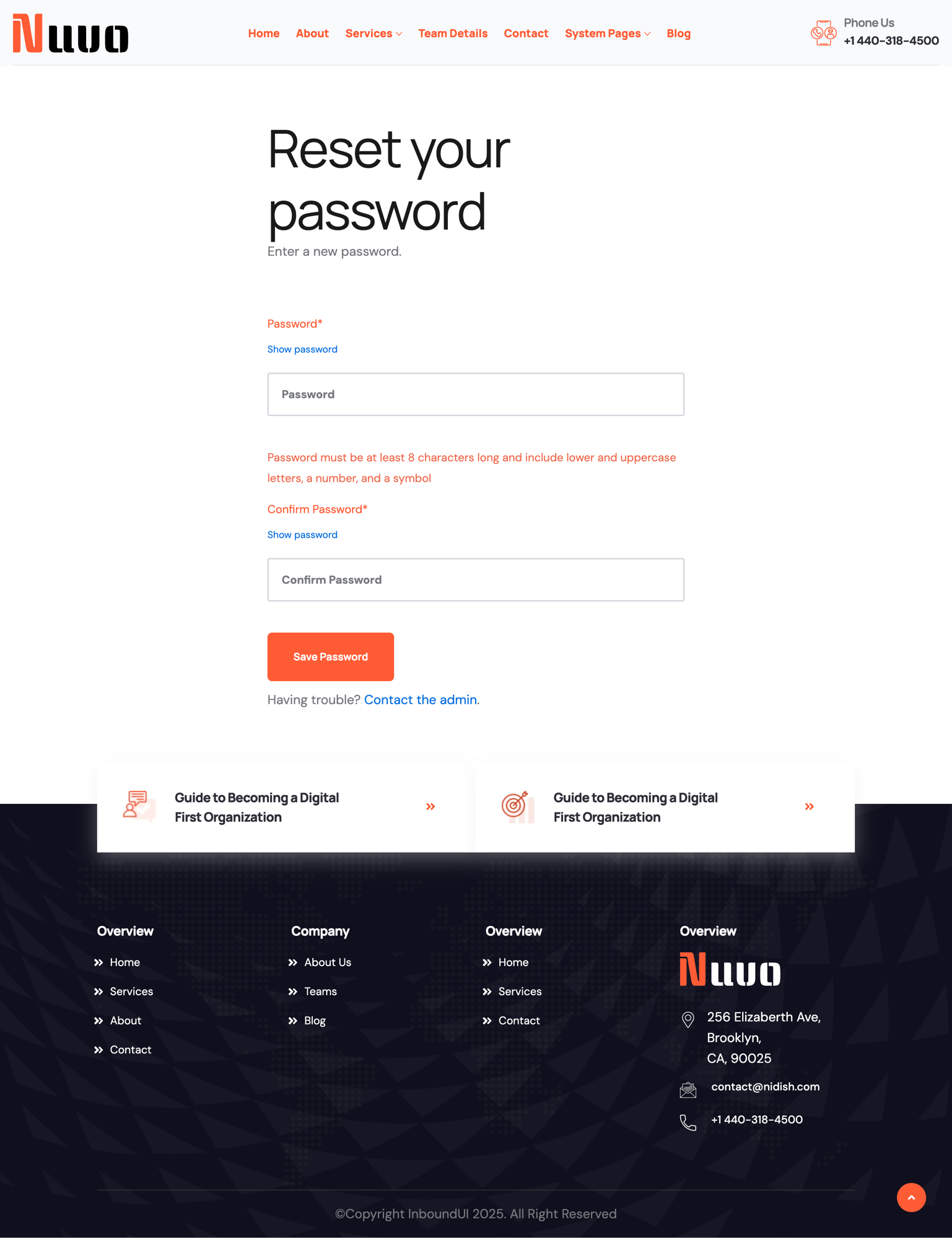 Reset Password